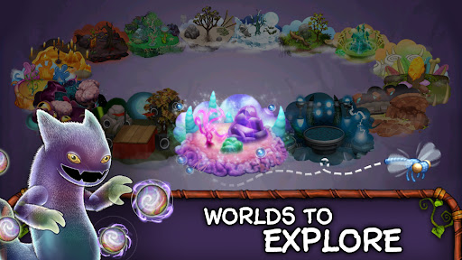 A vibrant and whimsical world of singing monsters, each contributing to a harmonious melody, showcasing creativity and fun.