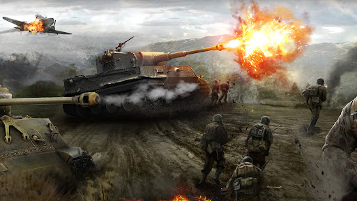 A thrilling battlefield with tanks ready for an epic strategic battle.