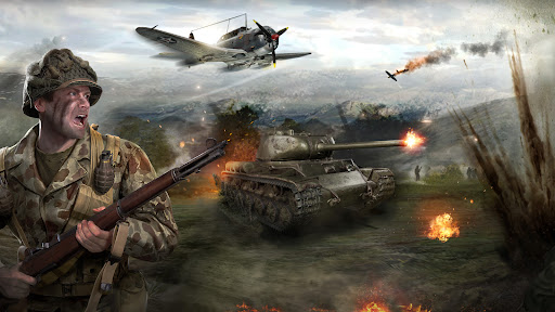 A thrilling battlefield with tanks ready for an epic strategic battle.