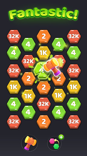 A bright and colorful hexagonal puzzle game that challenges the mind and offers endless fun, like a vibrant kaleidoscope of connections.