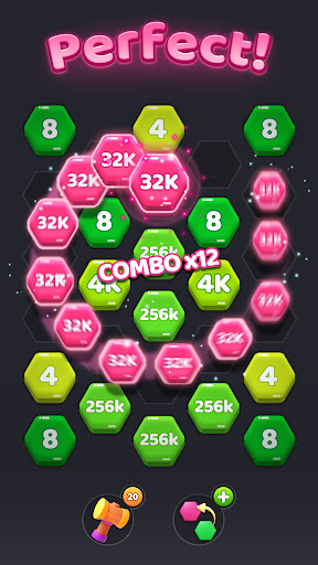 A bright and colorful hexagonal puzzle game that challenges the mind and offers endless fun, like a vibrant kaleidoscope of connections.