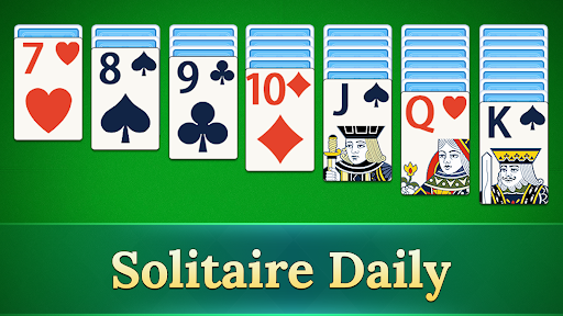 A captivating image of a hand holding a smartphone displaying the Solitaire Daily App, highlighting excitement and engagement with the classic card game on a modern device.