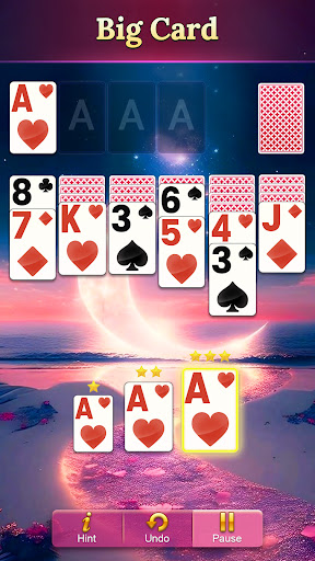 A captivating image of a hand holding a smartphone displaying the Solitaire Daily App, highlighting excitement and engagement with the classic card game on a modern device.