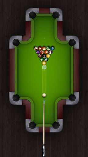 A vibrant and engaging depiction of a mobile billiards game, evoking excitement and the thrill of competitive play.