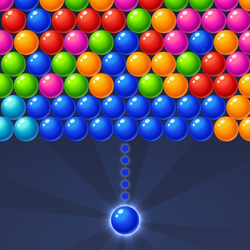 A colorful and vibrant depiction of a bubble bursting in the Bubble Pop game, evoking a sense of joy and excitement.