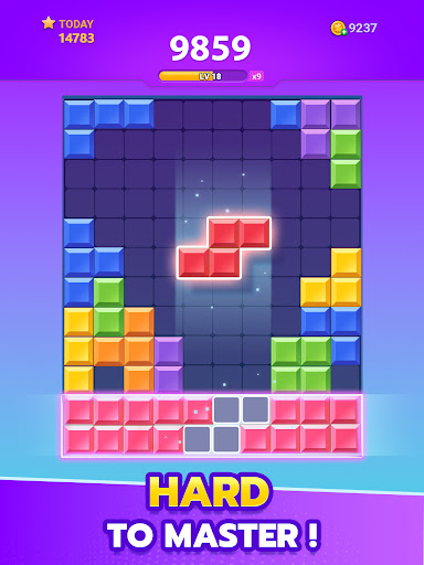 A vibrant and colorful puzzle game scene depicting strategic cube placement challenges, evoking excitement and mental engagement.