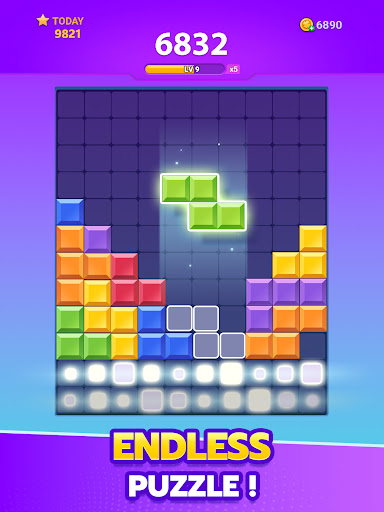 A vibrant and colorful puzzle game scene depicting strategic cube placement challenges, evoking excitement and mental engagement.