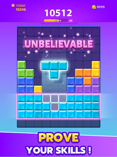 A vibrant and colorful puzzle game scene depicting strategic cube placement challenges, evoking excitement and mental engagement.