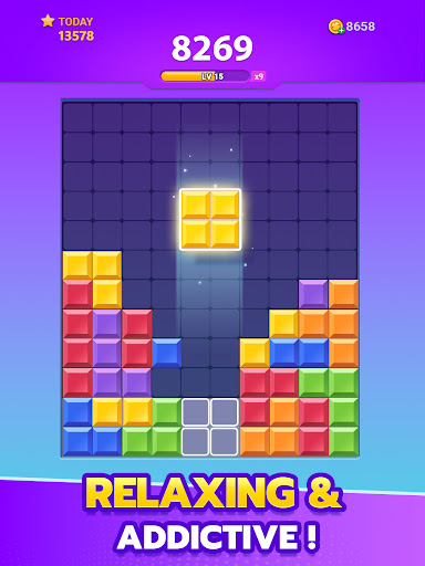 A vibrant and colorful puzzle game scene depicting strategic cube placement challenges, evoking excitement and mental engagement.