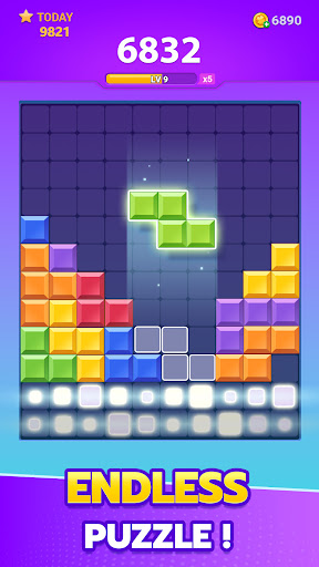 A vibrant and colorful puzzle game scene depicting strategic cube placement challenges, evoking excitement and mental engagement.