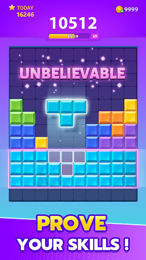 A vibrant and colorful puzzle game scene depicting strategic cube placement challenges, evoking excitement and mental engagement.