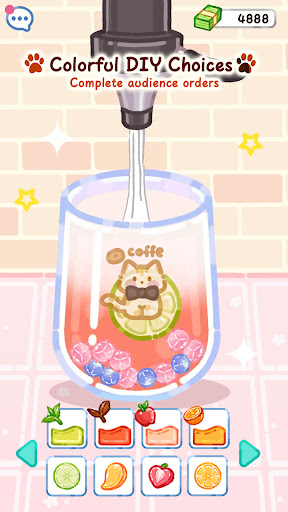 A whimsical and colorful image of bubble tea ingredients, capturing the playful and creative essence of the Bubble Tea Game.