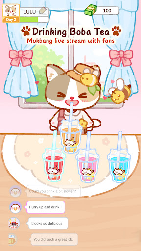 A whimsical and colorful image of bubble tea ingredients, capturing the playful and creative essence of the Bubble Tea Game.