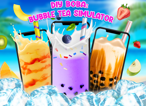 A joyful journey into crafting and exploring virtual boba tea creations.