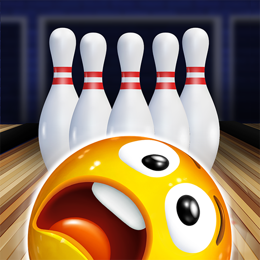 A vibrant and immersive bowling alley scene from the Bowling Club App, evoking the thrill and excitement of the game.