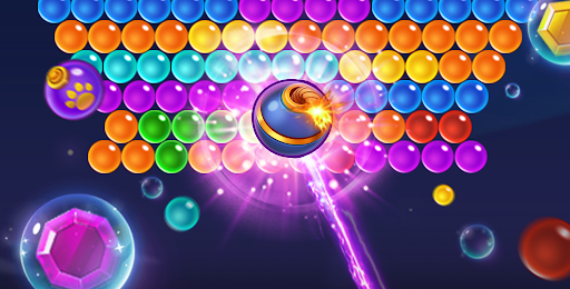 An exciting and vibrant world of colorful bubbles waiting to be popped, evoking a sense of joy and challenge.