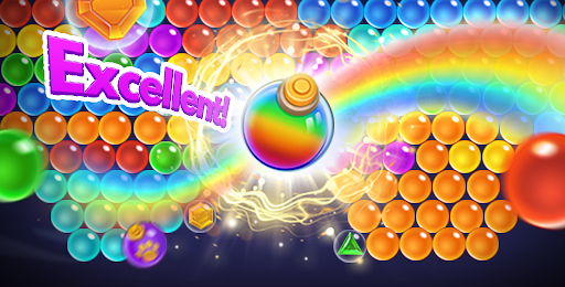 An exciting and vibrant world of colorful bubbles waiting to be popped, evoking a sense of joy and challenge.