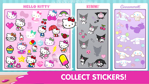 A joyful, creative experience in the Hello Kitty Nail Salon app.