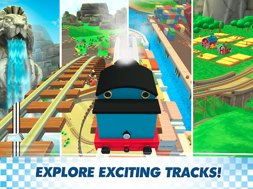 A vibrant and exciting world of Thomas the Tank Engine and friends, filled with thrilling races and colorful adventures.