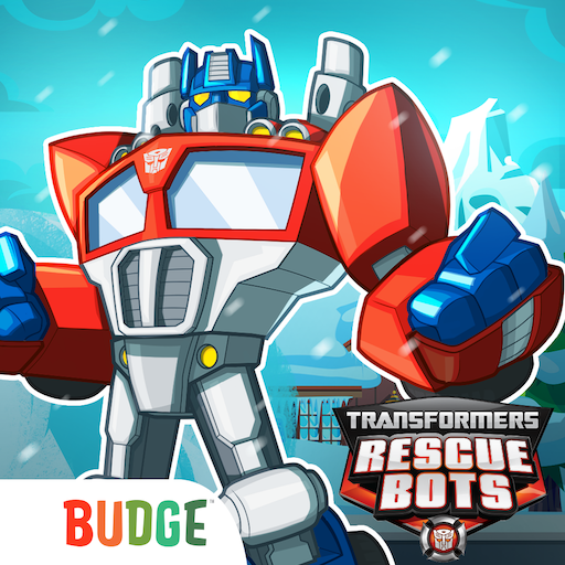 A thrilling depiction of Transformers Rescue Bots engaged in an adventurous rescue mission, showcasing vibrant graphics and heroic action.