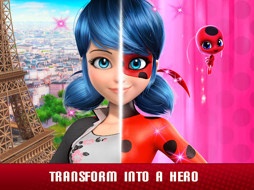 A colorful and adventurous depiction of the Miraculous Ladybug Game characters, showcasing the excitement and fun of the game.