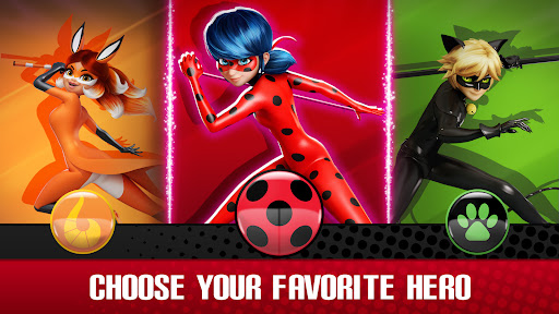 A colorful and adventurous depiction of the Miraculous Ladybug Game characters, showcasing the excitement and fun of the game.