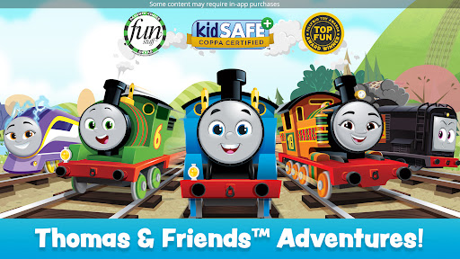 A whimsical journey with Thomas the Tank Engine in a colorful, magical world, sparking joy and imagination in children.