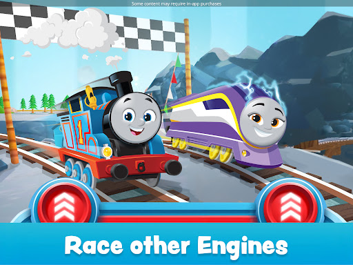 A whimsical journey with Thomas the Tank Engine in a colorful, magical world, sparking joy and imagination in children.