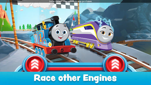 A whimsical journey with Thomas the Tank Engine in a colorful, magical world, sparking joy and imagination in children.