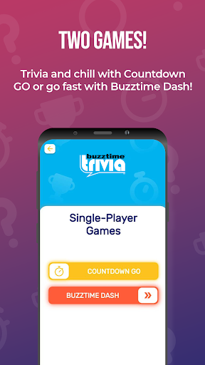 Engaging with Buzztime Trivia for an exciting knowledge challenge.