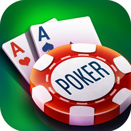 A vibrant, high-energy poker game table with players intensely focused on their cards, symbolizing the excitement and strategic depth of the Poker App experience.