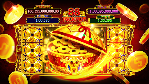 A vibrant slot machine display capturing the excitement and thrill of casino gaming.