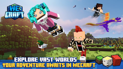 A vibrant and imaginative world of block crafting, sparking creativity and endless possibilities.