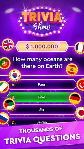 An engaging and competitive trivia game app that challenges knowledge and entertains users.