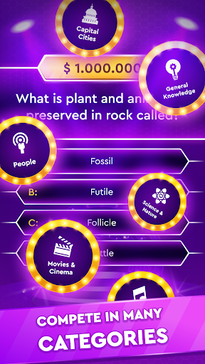 An engaging and competitive trivia game app that challenges knowledge and entertains users.