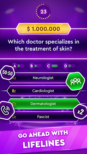 An engaging and competitive trivia game app that challenges knowledge and entertains users.