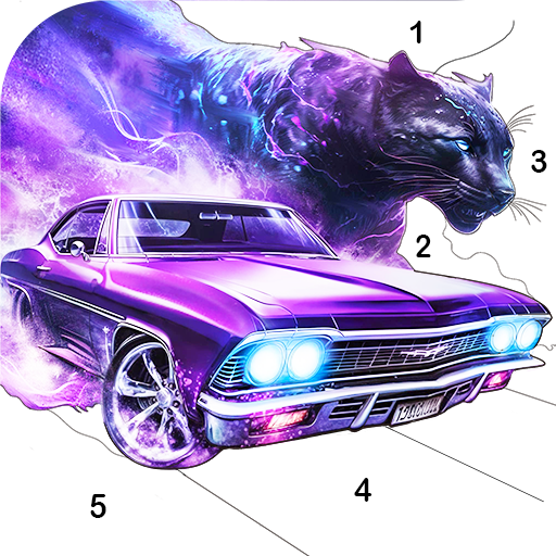 Cars, Transport Coloring Games