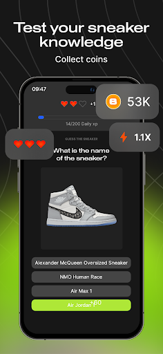 Excited sneaker enthusiasts engaging with the Sneaker Packs App, exploring vibrant sneaker collections and connecting with a global community.