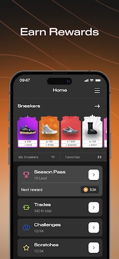 Excited sneaker enthusiasts engaging with the Sneaker Packs App, exploring vibrant sneaker collections and connecting with a global community.