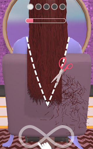 A vibrant and exciting view of a virtual hair salon filled with colorful dyes, symbolizing creativity and fun.