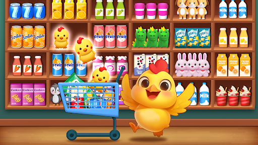 An exhilarating experience of managing a vibrant supermarket environment while solving intricate puzzles, filled with colorful graphics and exciting challenges.