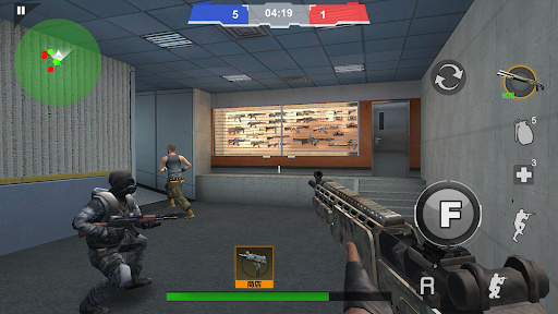 An intense and thrilling mobile FPS game experience, capturing the excitement and adrenaline of Critical Action: Strike Shooter.