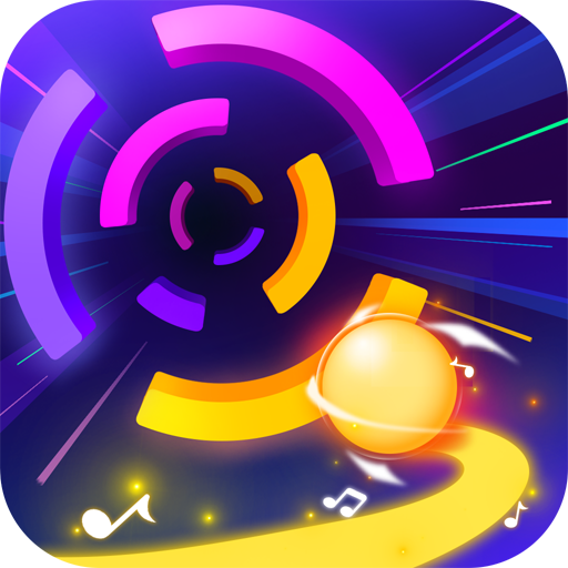 A captivating rhythm game experience where players tap and hop on tiles to the beat of vibrant music, creating an exciting and immersive musical journey.