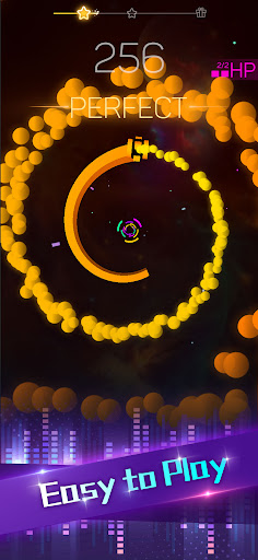 A captivating rhythm game experience where players tap and hop on tiles to the beat of vibrant music, creating an exciting and immersive musical journey.