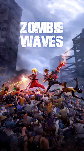 A thrilling depiction of a chaotic zombie apocalypse in the Zombie Waves game, capturing the essence of survival, action, and strategy in a world overrun by zombies.