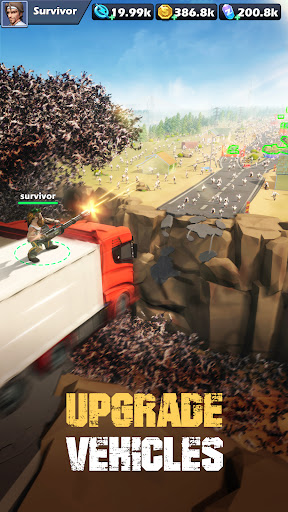 A thrilling depiction of a chaotic zombie apocalypse in the Zombie Waves game, capturing the essence of survival, action, and strategy in a world overrun by zombies.