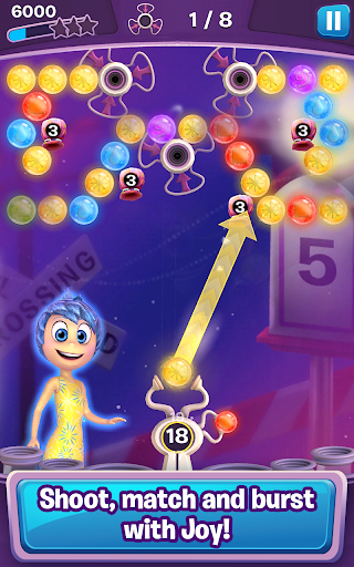 A colorful and magical scene with Disney characters popping bubbles, evoking fun and adventure.