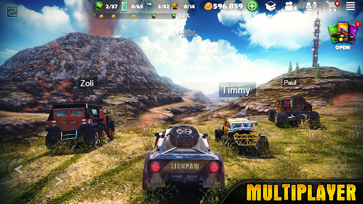 An exhilarating offroad driving adventure in a picturesque open-world setting, capturing the thrill and challenge of diverse terrains.