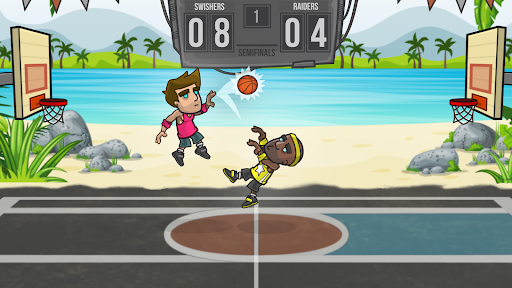 Exciting and immersive basketball game experience on Android, capturing the thrill and action of a real basketball court.