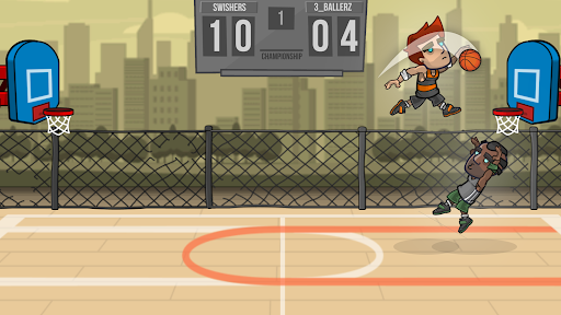 Exciting and immersive basketball game experience on Android, capturing the thrill and action of a real basketball court.